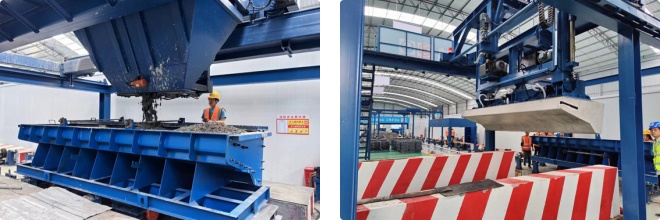 高速公路防撞護欄智能化全自動生產線